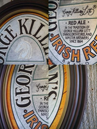 画像1: ビンテージ　GEROGE　KILLIAN'S　パブミラー　