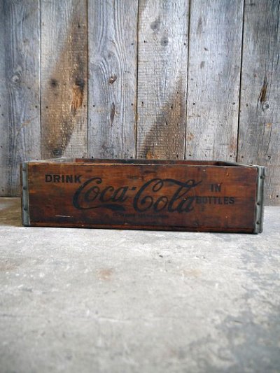 画像1: ビンテージ　Coca-Cola　ウッドボトルケース  