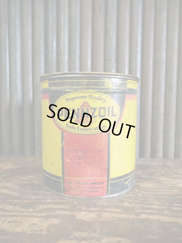 画像1: ビンテージ　PENNZOIL　Safe　Lubrication缶 (1)