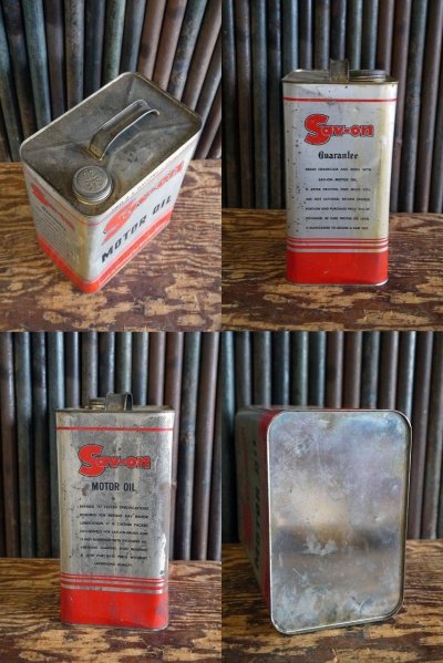 画像3: ビンテージ　SAV-ON　MOTOR　OIL缶