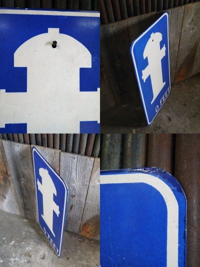 画像1: ビンテージ　Fire Hydrant　サイン
