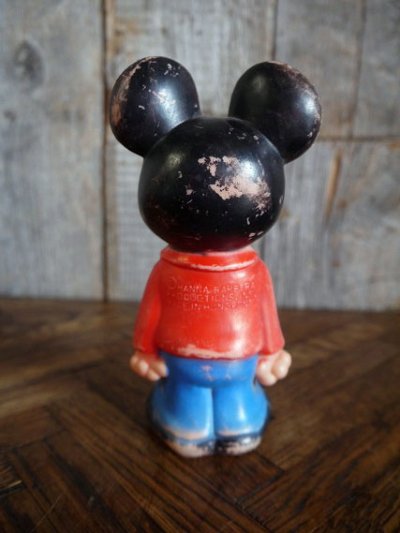 画像1: ビンテージ　MICKEY　MOUSE　プラスチック人形