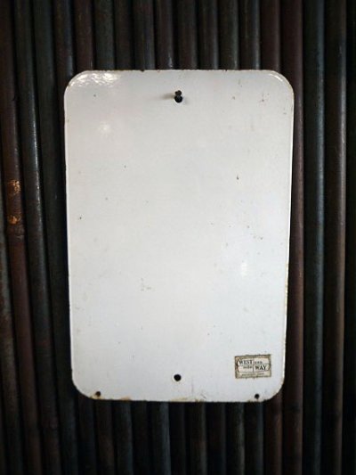 画像3: ビンテージ　NO　PARKING　ANY　TIME　ホーローロードサイン