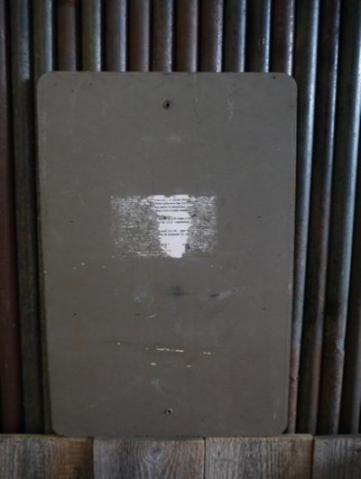 画像3: ビンテージ　DONT　EVEN　THINK　ホーローロードサイン　