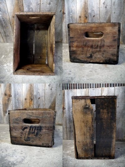 画像3: ビンテージ　７up　ウッドボックス　