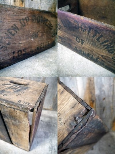 画像2: ビンテージ　７up　ウッドボックス　