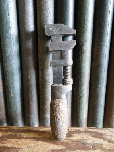 画像1: アンティーク USA モンキーレンチ