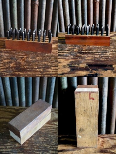 画像3: ビンテージ　STEEL　LETTERS　STAMPS　セット　A