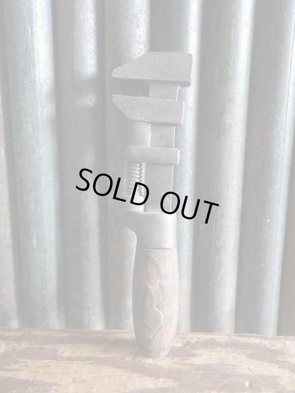 画像1: アンティーク　USA　モンキーレンチ　 (1)