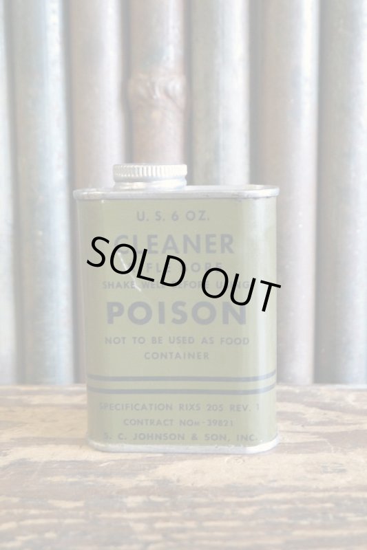 画像1: ビンテージ　D.Stock　U.S　CLEANER　缶　 (1)