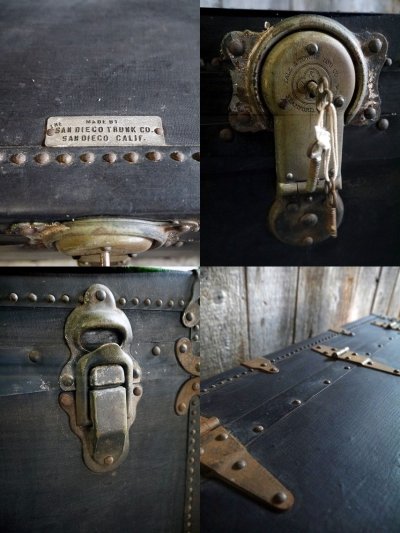 画像2: アンティーク　SANDIEGO　TRUNK　CO　トランクケース