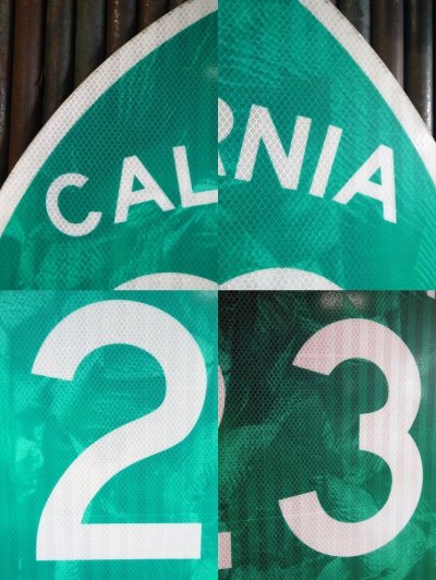 画像1: USA　CALIFORNIA　23　ロードサイン　A