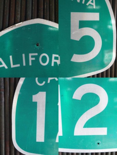 画像1: USA CALIFORNIA 125 ロードサイン B