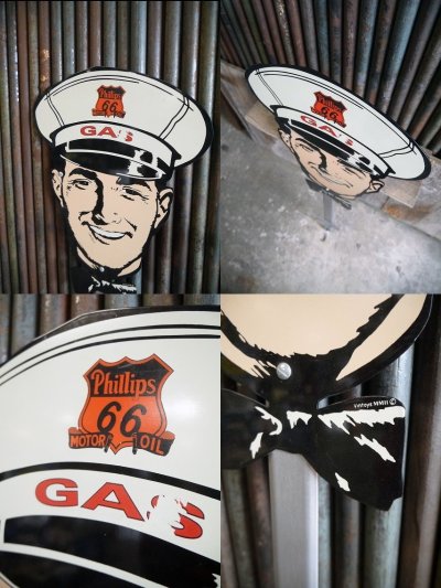 画像1: USA　Phillips　66　ホーローサイン