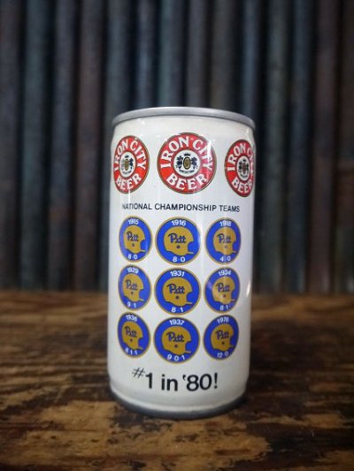 画像1: ビンテージ PITT IRON CITY BEER缶