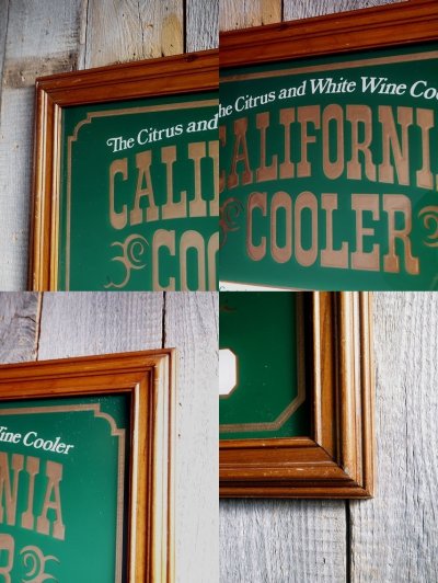 画像1: ビンテージ CALIFORNIA COOLER パブミラー