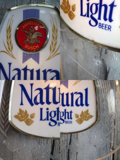 画像1: ビンテージ　Natural　Light　BEER　ライトサイン　