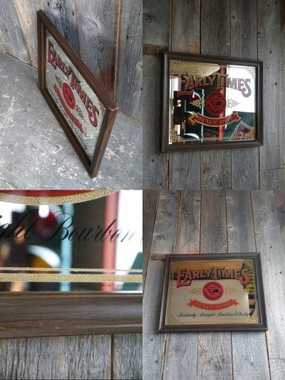 画像1: ビンテージ　EARLY　TIMES 　パブミラー