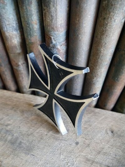 画像1: ビンテージ　アイアンクロス　ペンダントトップ　B