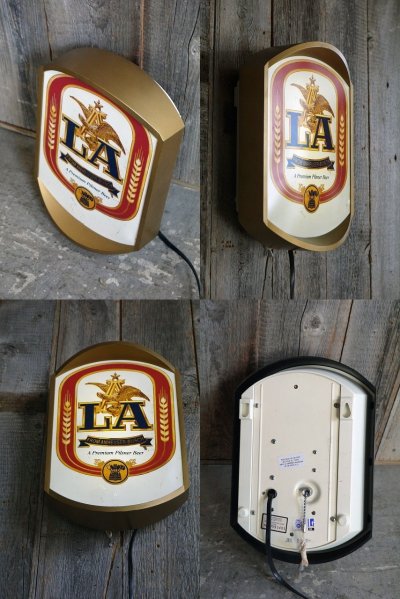 画像3: ビンテージ　L.A　BEER　ライトサイン