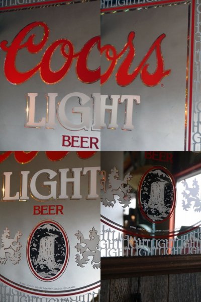 画像1: ビンテージ　Coors　LIGHT　BEER　ライトサイン