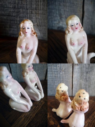 画像2: ビンテージ　ピンナップガール　SALT＆PEPEER　セット