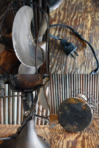 画像3: アンティーク GE メタルファン