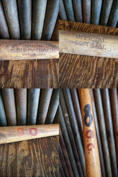 画像2: ビンテージ　McLAUGHLIN　MILLARD　ADIRONDACK　バット