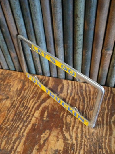 画像1: ビンテージ　LET’S　GO　FUN　TRUCKIN'　ナンバープレートフレーム