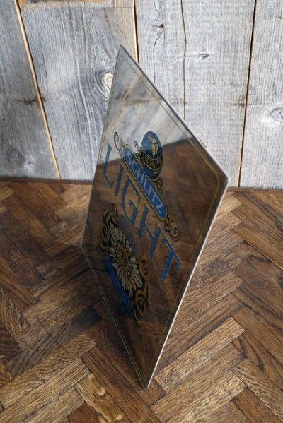 画像2: ビンテージ　SCHLITZ　LIGHT　BEER　パブミラー　