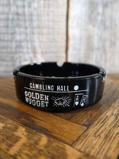 画像2: ビンテージ　GOLDEN　NUGGET　ガラス灰皿