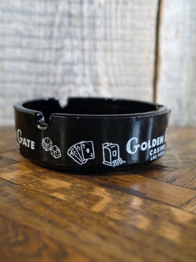 画像2: ビンテージ　GOLDEN　GATE　ガラス灰皿