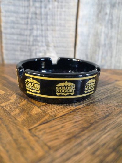 画像2: ビンテージ　GOLDEN　NUGGET　ガラス灰皿　B