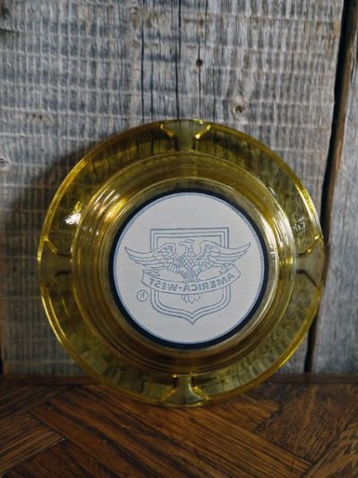 画像3: ビンテージ　AMERICA₋WEST　ガラス灰皿　