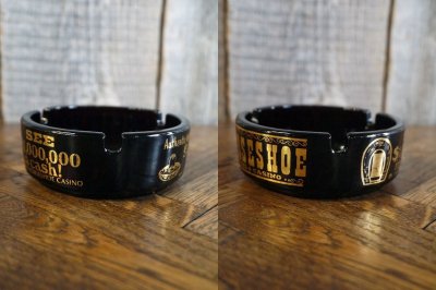 画像2: ビンテージ　HORSESHOE　ガラス灰皿　