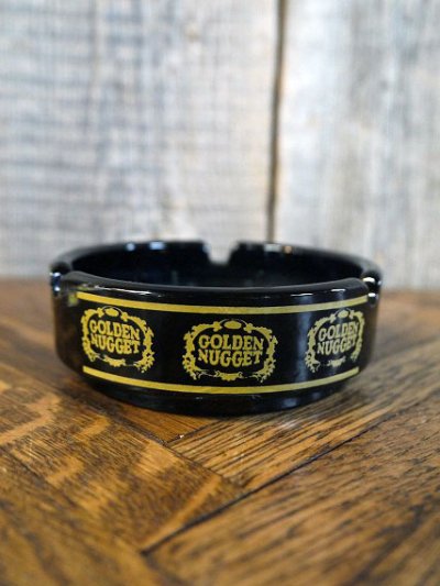 画像2: ビンテージ　GOLDEN　NUGGET　ガラス灰皿　C
