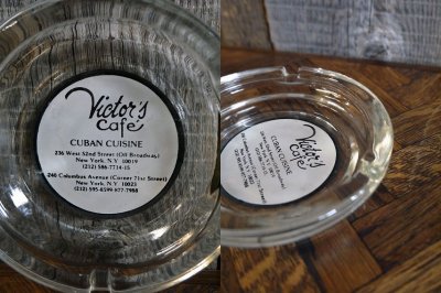 画像3: ビンテージ　Victor's　cafe　ガラス灰皿　
