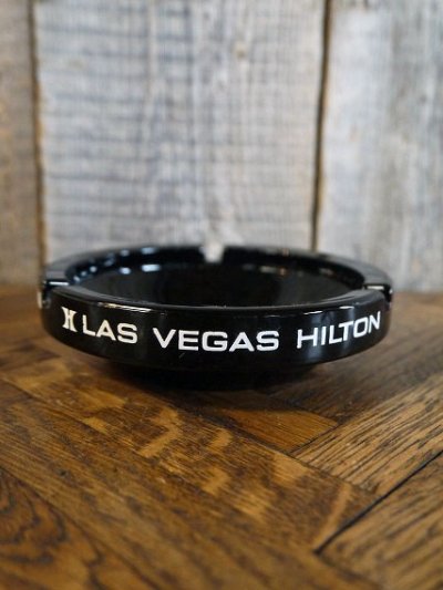 画像1: ビンテージ　LAS　VEGAS　HILTON　ガラス灰皿