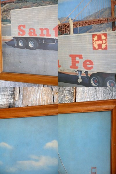 画像2: ビンテージ　Santa　fe　Truck　壁掛け
