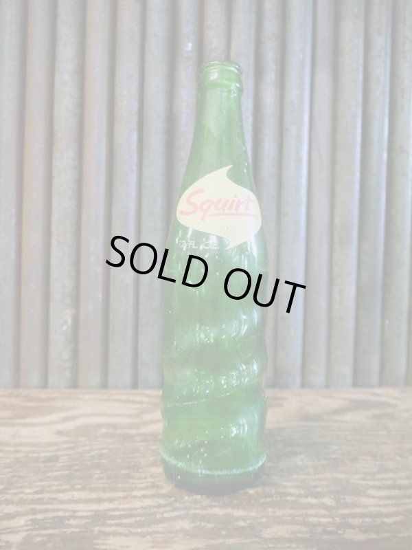 画像1: ビンテージ　Squirt　ボトル瓶　 (1)