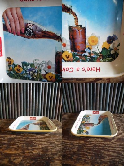 画像1: ビンテージ　Coca-Cola　トレイ　