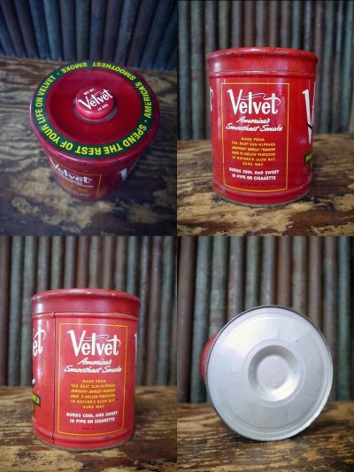 画像3: ビンテージ　Velvet 　PIPE＆CIGARETTE TOBACCO缶　B