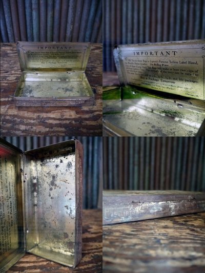 画像2: ビンテージ　LIPTON　TEA　BAGS　ケース