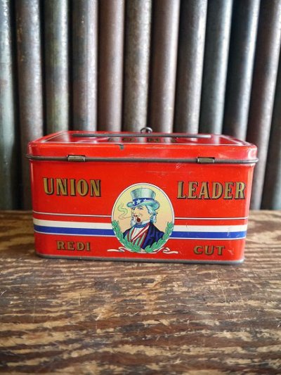 画像1: ビンテージ　UNION　LEADER　REDI　CUT　Tobacco　缶