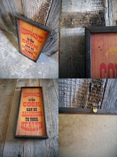 画像2: ビンテージ　COMPLAINS　サイン