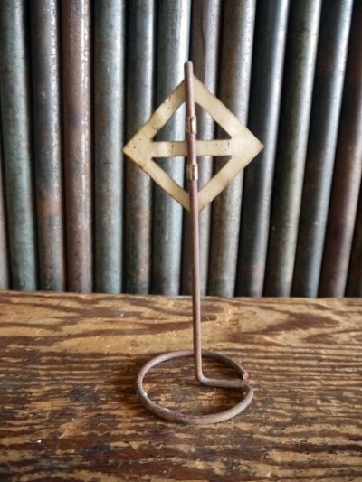 画像1: ビンテージ　RAILROAD　CROSSING　DANGER　ミニチュアサイン