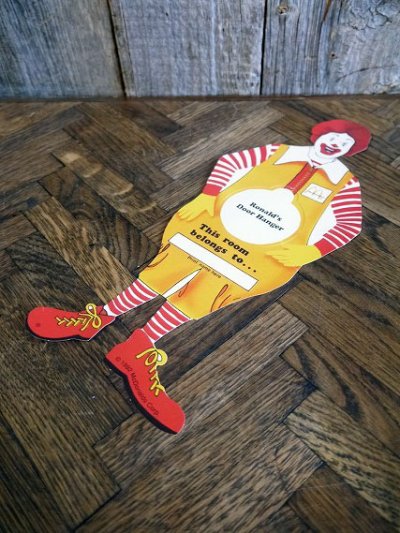 画像2: ビンテージ RONALD MACDONALD ドアプレート B