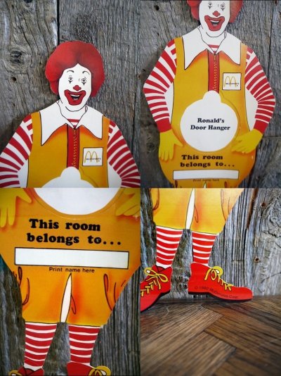 画像1: ビンテージ　RONALD　MACDONALD　ドアプレート　A