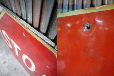 画像2: ビンテージ　STOP　L.A.TRAFFIC　65　ロードサイン　