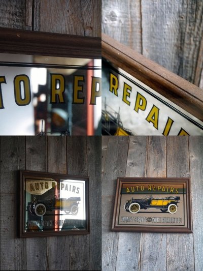 画像2: ビンテージ　AUTO　REPAIRS　ミラー　